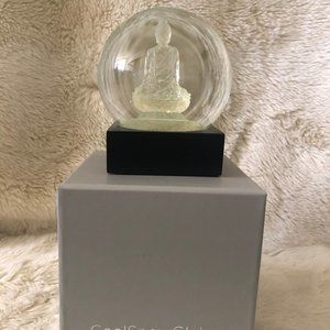 Buddah Crystal Snow Globe - NIB